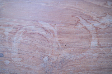 water stains on wooden table background