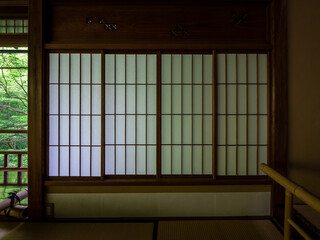 和室の障子窓
