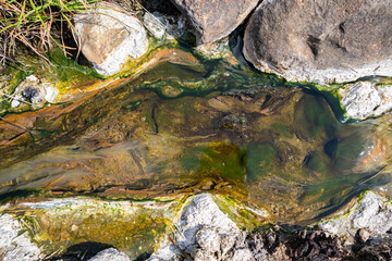 Fang Hot Springs in Thailand, Natural Mineral Water.