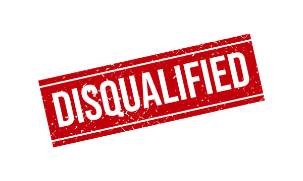 Disqualified Rubber Stamp. Disqualified Grunge Stamp Seal Vector Illustration