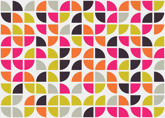 Abstract Geometric Pattern generative computational art illustration