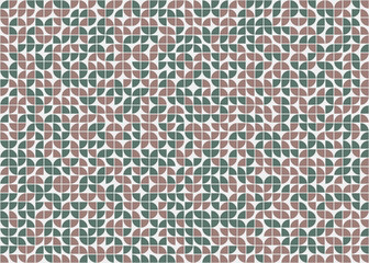 Fototapeta premium Abstract Geometric Pattern generative computational art illustration