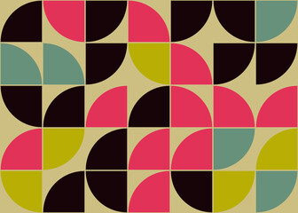 Abstract Geometric Pattern generative computational art illustration