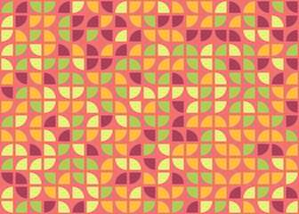 Abstract Geometric Pattern generative computational art illustration