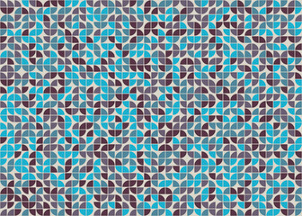 Abstract Geometric Pattern generative computational art illustration