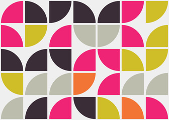 Abstract Geometric Pattern generative computational art illustration