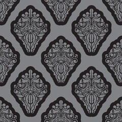Seamless pattern with retro ornament antique style. Good for backgrounds, prints, apparel and textiles.
