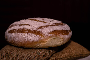 loaf of bread with seeds
