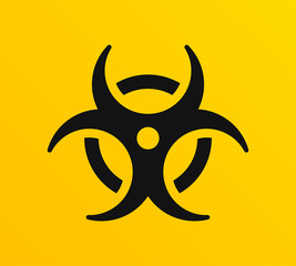 Biohazard hazard symbol