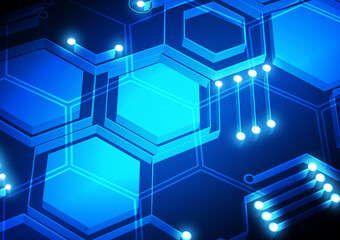 Circuit technology background with hi-tech