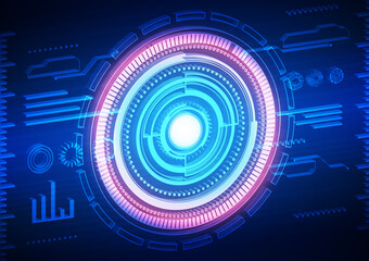 Circuit technology background with hi-tech