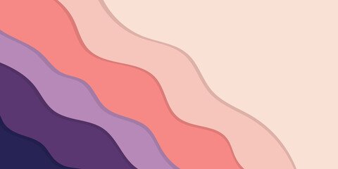 Colorful wave modern background Illustration