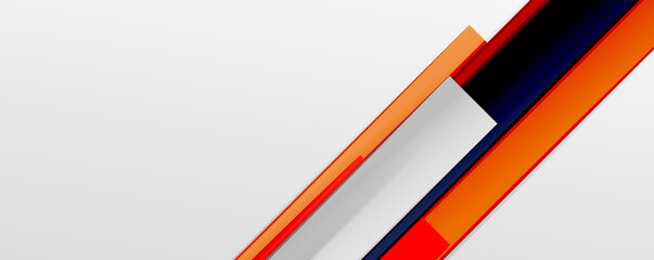 Multicolored lines background. Design template for business or technology presentations, internet posters or web brochure covers