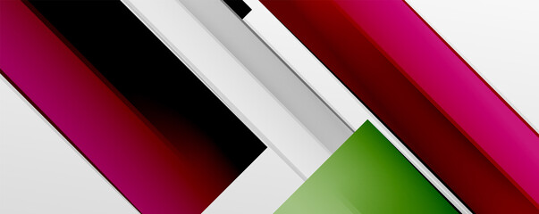 Color abstract lines trendy geometric background for business or technology presentation, internet poster or web brochure cover, wallpaper