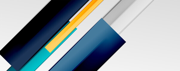 Multicolored lines background. Design template for business or technology presentations, internet posters or web brochure covers