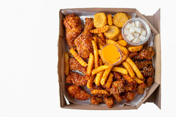 Bucket, Fried Chicken, Chicken Meat, Chicken Wing, Fast Food
