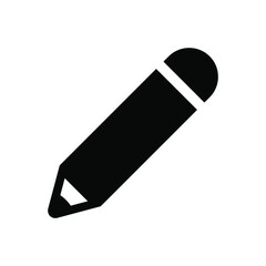 Pencil icon vector graphic illustration