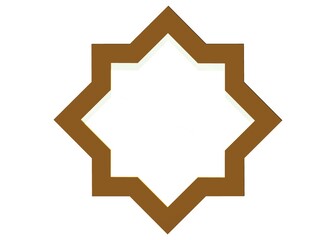 house symbol made of stars