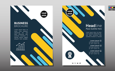 Business abstract vector template. Brochure design, cover modern layout, annual report, poster, flyer in A4.