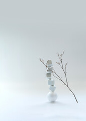 White still life