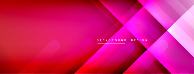 Dynamic lines abstract background. 3D shadow effects and fluid gradients. Modern overlapping forms