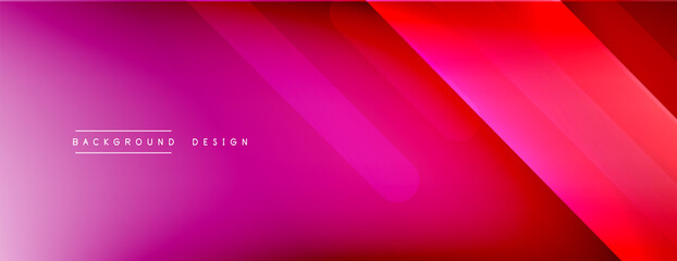 Dynamic lines abstract background. 3D shadow effects and fluid gradients. Modern overlapping forms