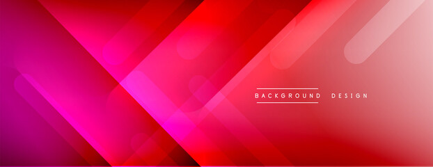 Dynamic lines abstract background. 3D shadow effects and fluid gradients. Modern overlapping forms