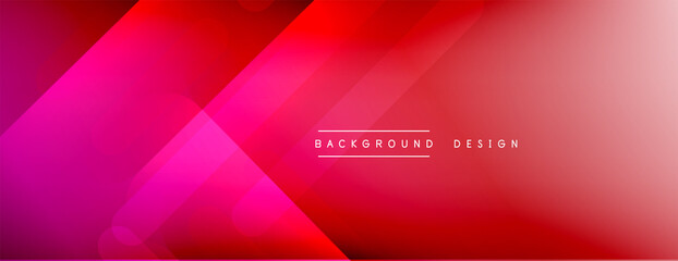 Dynamic lines abstract background. 3D shadow effects and fluid gradients. Modern overlapping forms
