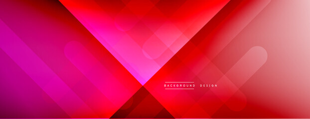 Dynamic lines abstract background. 3D shadow effects and fluid gradients. Modern overlapping forms