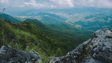 Travel on a high peak.