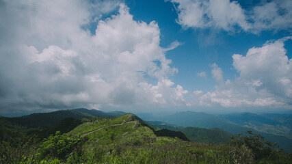 Travel on a high peak.