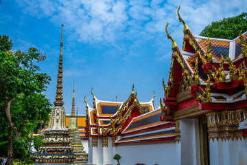 BANGKOK, THAILAND - January 19,2019: View of Royal Grand Palace  in Bangkok. Royal Grand Palace is...