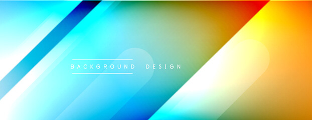 Dynamic lines abstract background. 3D shadow effects and fluid gradients. Modern overlapping forms