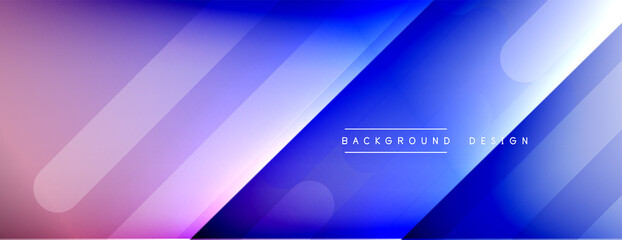 Dynamic lines abstract background. 3D shadow effects and fluid gradients. Modern overlapping forms