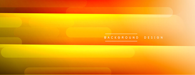 Dynamic lines abstract background. 3D shadow effects and fluid gradients. Modern overlapping forms