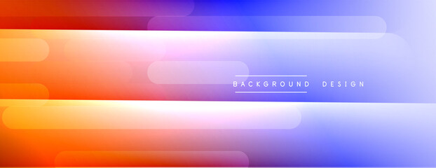 Fototapeta premium Dynamic lines abstract background. 3D shadow effects and fluid gradients. Modern overlapping forms