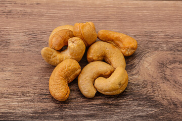 Natural organic Cashew nut heap