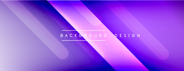Dynamic lines abstract background. 3D shadow effects and fluid gradients. Modern overlapping forms