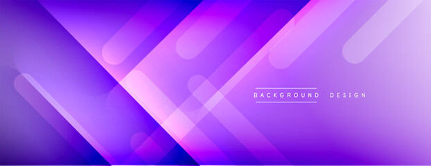 Dynamic lines abstract background. 3D shadow effects and fluid gradients. Modern overlapping forms