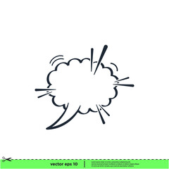 speech bubble icon vector illustration simple design element