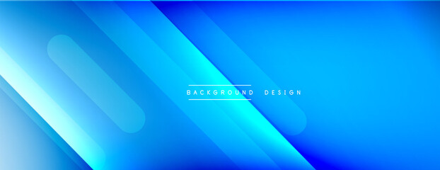 Dynamic lines abstract background. 3D shadow effects and fluid gradients. Modern overlapping forms