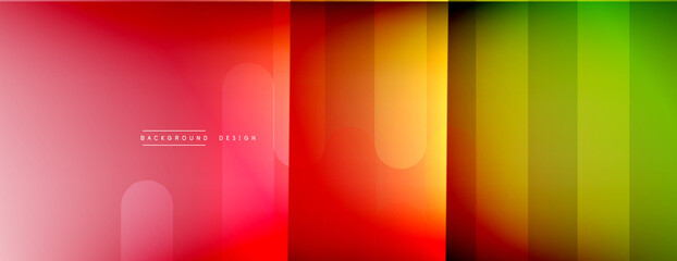 Dynamic lines abstract background. 3D shadow effects and fluid gradients. Modern overlapping forms