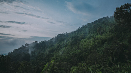 Travel on a high peak.