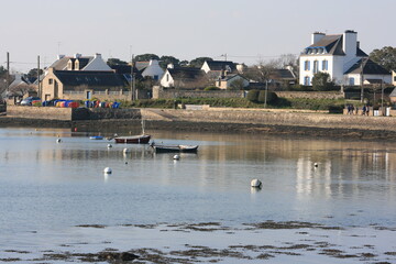 Port de Lagaden à Larmor-Baden, Golfe du Morbihan (Bretagne, France)