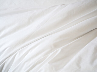 White cloth creases for the background. Represents decoration or decorating in a minimalist style