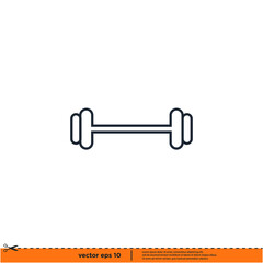 fitness gym icon vector illustration logo template