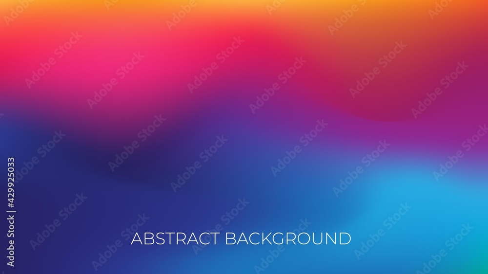 Poster beautiful abstract colored gradient with movement. it is a light and colorful blur background. vecto