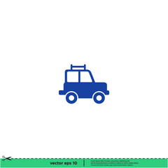 jeep car icon vector illustration simple design element