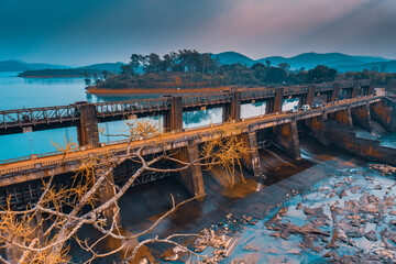 bridge over the river