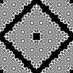 Design seamless decorative lacy pattern